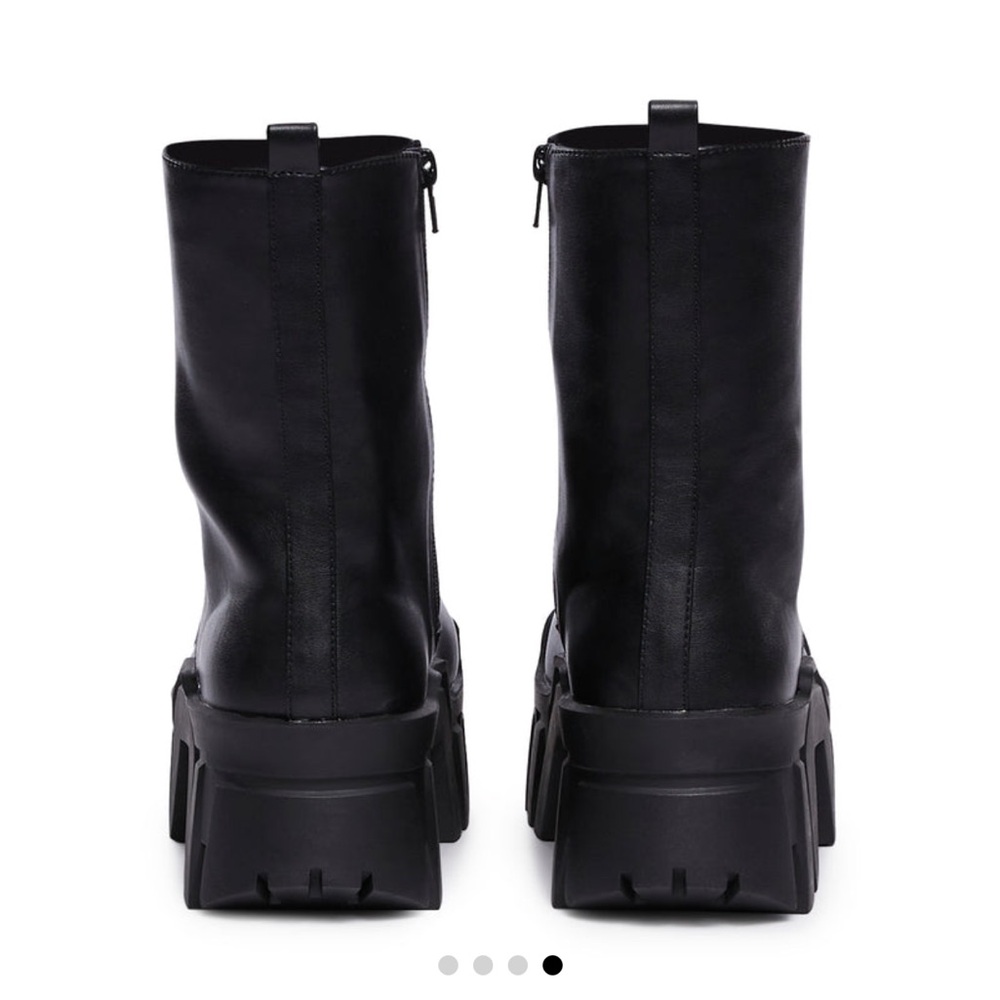 Azalea Wang Olympia Platform Boots with Lug sole - Picture 7 of 7
